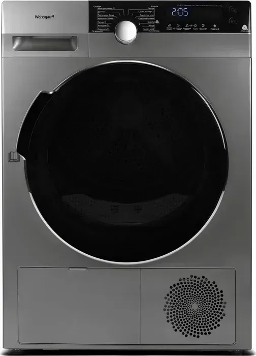 Сушильный барабан WEISSGAUFF WD 599 DC Inverter Heat Pump Silver