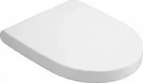 Сиденье для унитаза Villeroy Boch Subway 2.0 с мех softclose белый альпин/сталь (9M69 S101)