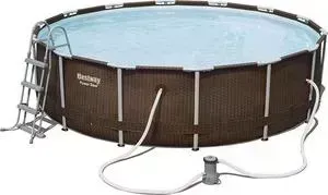 Бассейн каркасный BESTWAY Ротанг 427x107 см (56647) 15232л