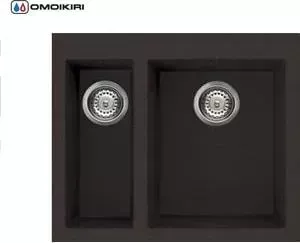 Мойка кухонная OMOIKIRI Bosen 59-2-DC, 590х500, темный Шоколад (4993223)