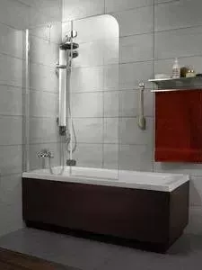 Душевая шторка на ванну Radaway Torrenta PND/L, 1010x1500 (201202-105NL) стекло графит