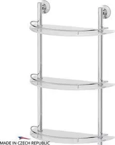 Полка FBS 3-х ярусная 40 см Standard хром (STA 082)