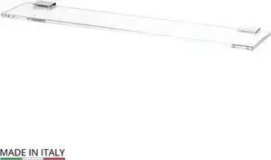 Полка стеклянная Lineag 60 см Tiffany Lux хром - стразы (TIF 911)