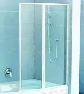 Душевая шторка на ванну RAVAK Vsk2 Rosa 150 R, 150х150 см, парвая, рейн (76P8010041)