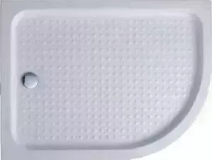 Душевой поддон CEZARES 120x100x15 см акриловый ассиметричный радиальный (TRAY-A-RH-120/100-550-15-W-L)