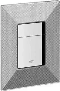 Кнопка смыва Grohe Skate Cosmopolitan вертикальный монтаж черная графика (38859XG0)