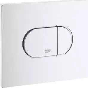 Кнопка смыва Grohe Arena Cosmopolitan горизонтальная альпин белый (38858SH0)