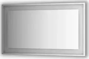 Зеркало Evoform в багетной раме Ledside со светильником 31,5 W 130x75 см (BY 2208)