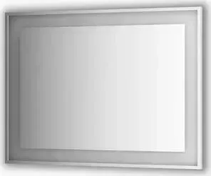 Зеркало Evoform в багетной раме Ledside со светильником 32,5 W 120x90 см (BY 2212)