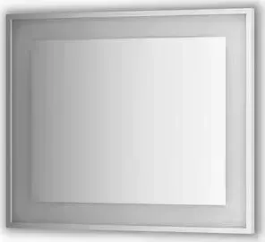Зеркало Evoform в багетной раме Ledside со светильником 24 W 90x75 см (BY 2204)