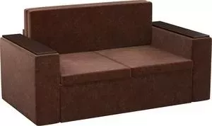 Детский диван Мебелико Арси микровельвет коричневый