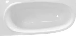 Ванна из литого мрамора Эстет Венеция 170x80 см, левая, асимметричная, с чугунными ножками (ФР-00001848, ФР-00001850)