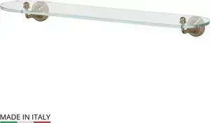 Полка стеклянная 3SC 60 см Stilmar античная бронза (STI 515)