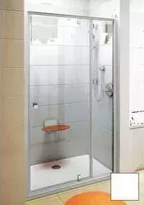 Душевая дверь RAVAK Pivot PDOP2 110х190 см, стекло прозрачное, профиль белый (03GD0101Z1)