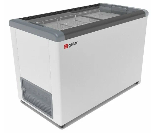Морозильник FROSTOR Gellar FG 400 C синий (прямое стекло)