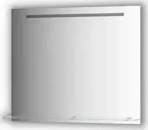 Зеркало Evoform с полочкой Ledline-S со светильником 6,5 W 90x75 см (BY 2157)