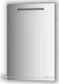 Зеркало Evoform с полочкой Ledline-S со светильником 3 W 50x75 см (BY 2152)