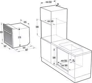 Духовой шкаф электрический GORENJE BO658KR