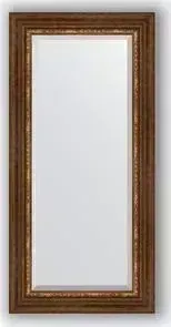Зеркало Evoform с фацетом в багетной раме Exclusive 56x116 см, римская бронза 88 мм (BY 3491)