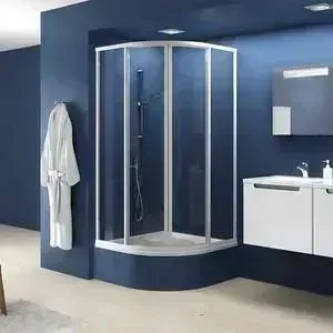 Душевой уголок RAVAK Supernova SKCP4 Sabina 80x80 см, с поддоном, с рисунком Пеарл, профиль сатин