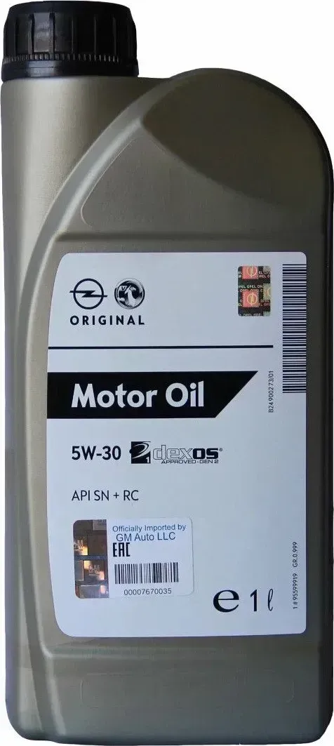 Масло синтетическое М\GM GENERAL MOTORSDexos1 Gen25W30RC;SN+синт.1л (95599919) //R //R