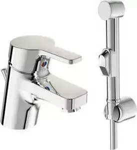Смеситель для раковины Vidima Form с гигиенической лейкой (B0484AA/BA062AA)