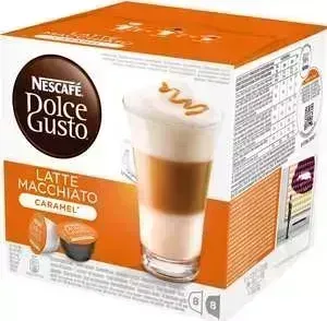 Кофе в капсулах Nescafe Dolce Gusto Латте Макиато со вкусом карамели