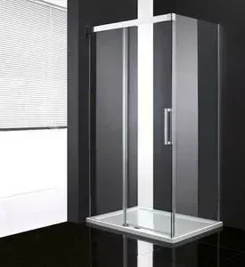 Душевой уголок CEZARES PREMIER-SOFT-W-AH-1-140/100-C-Cr-IV профиль хром, стекло прозрачное