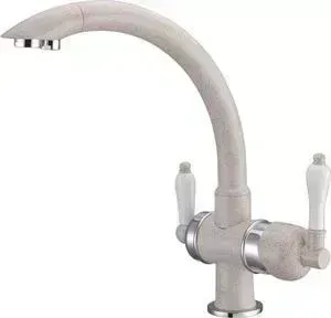 Смеситель для кухни ZorG Clean Water (ZR 327 YF Хром кварц)
