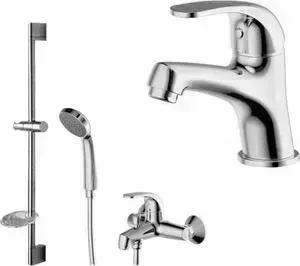 Комплект смесителей Bravat комнаты Fit 3 в 1 (F00315C)