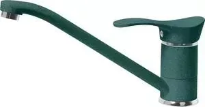 Смеситель для кухни AquaGranitEx зеленый (C-1040 (305))