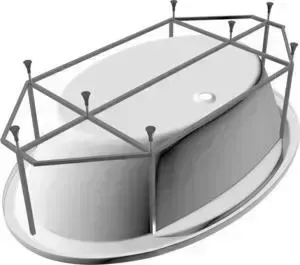 Каркас для ванны Vayer Opal 180х120 (Гл000007023)