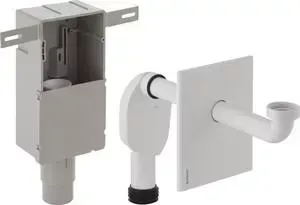 Сифон для раковины Geberit скрытого монтажа , 30 см, белый (151.120.11.1)