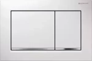 Кнопка смыва Geberit Omega 30 белый/хром (115.080.KJ.1)