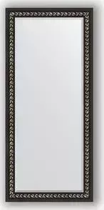 Зеркало Evoform с фацетом в багетной раме Exclusive 75x165 см, черный ардеко 81 мм (BY 1205)