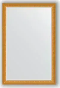 Зеркало Evoform с фацетом в багетной раме Exclusive 115x175 см, сусальное золото 80 мм (BY 1314)