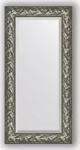 Зеркало Evoform с фацетом в багетной раме Exclusive 59x119 см, византия серебро 99 мм (BY 3494)