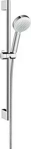 Душевой гарнитур Hansgrohe Crometta 100 1jet 65 см, белый/хром (26652400)