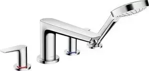 Смеситель на борт ванны Hansgrohe Talis E для механизма 13244180, хром (71748000)