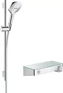 Термостат для душа Hansgrohe Raindance Select E с душевым гарнитуром, хром (27026000)