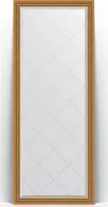 Зеркало Evoform с Exclusive-G Floor 78x198 см, в багетной раме - состаренное золото с плетением 70 мм (BY 6301)