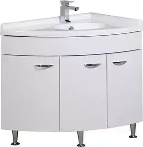 Тумба под раковину AQUANET Корнер 55х80 Close R (158825)