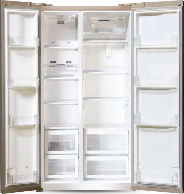Холодильник GINZZU NFK-605 шампань