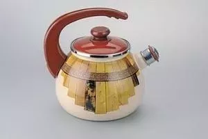 Чайник со свистком Idilia эмалированный 2.5 л Тын (I2711/4)