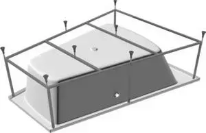 Каркас для ванны Vayer Trinity 160х120 (Гл000008352)