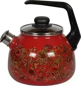 Чайник VITROSS эмалированный 3.0 л Imperio вишня 1RC12