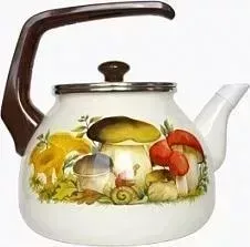 Чайник эмалированный INTEROS 3.0 л Грибы 3.0л 15251