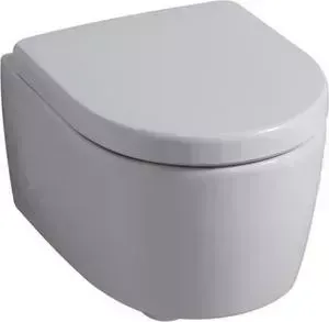 Унитаз подвесной Keramag iCon XS Rimfree короткий, с сиденьем микролифт (204070000, 574130000)