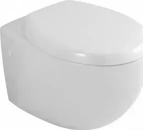 Унитаз подвесной Villeroy Boch Aveo Plus с сиденьем микролифт, белый альпин (6612 10R1, 9M57S1R1)