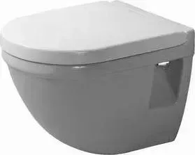 Унитаз подвесной Duravit Starck 3 Compact укороченный, с сиденьем микролифт (2202090000, 0063890000)